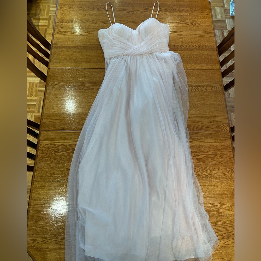 Theia Blush Bridesmaid Dress